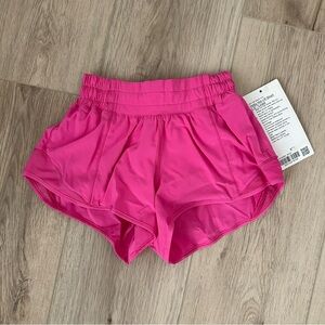 Lululemon Hotty Hot Low-Rise Lined Short 2.5” Sonic Pink